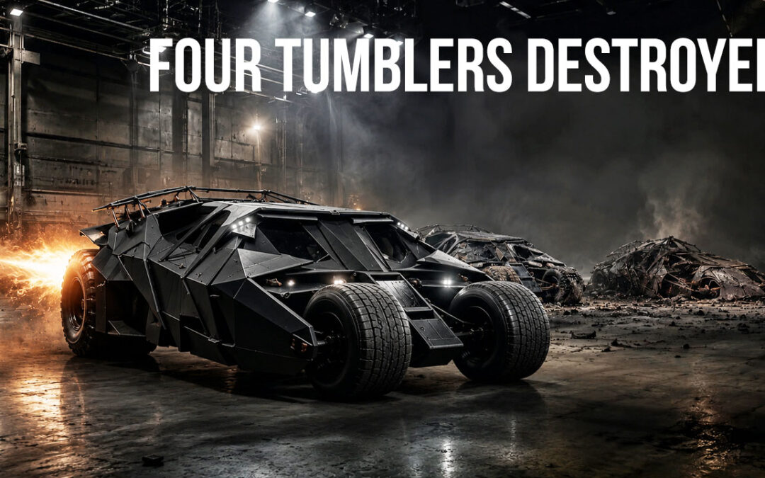 They Destroyed Four Batmobiles Making The Dark Knight